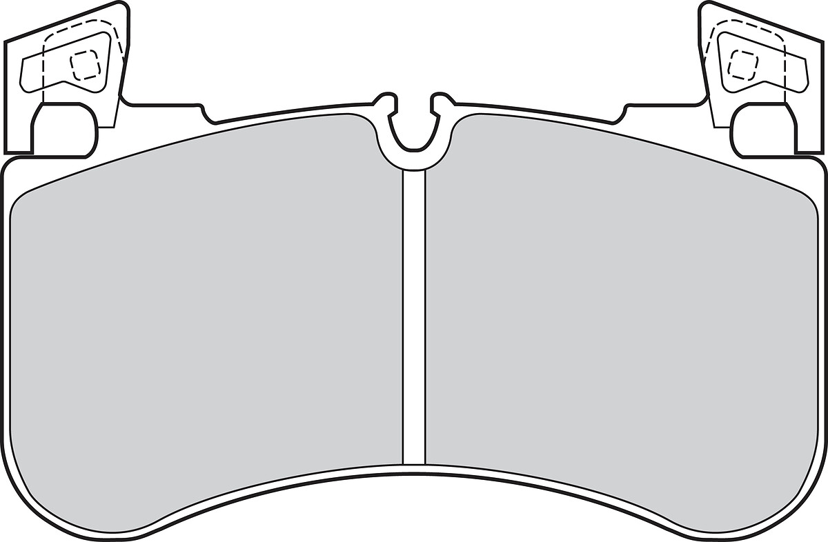 Jeu de 4 plaquettes de frein VALEO ref. 302935